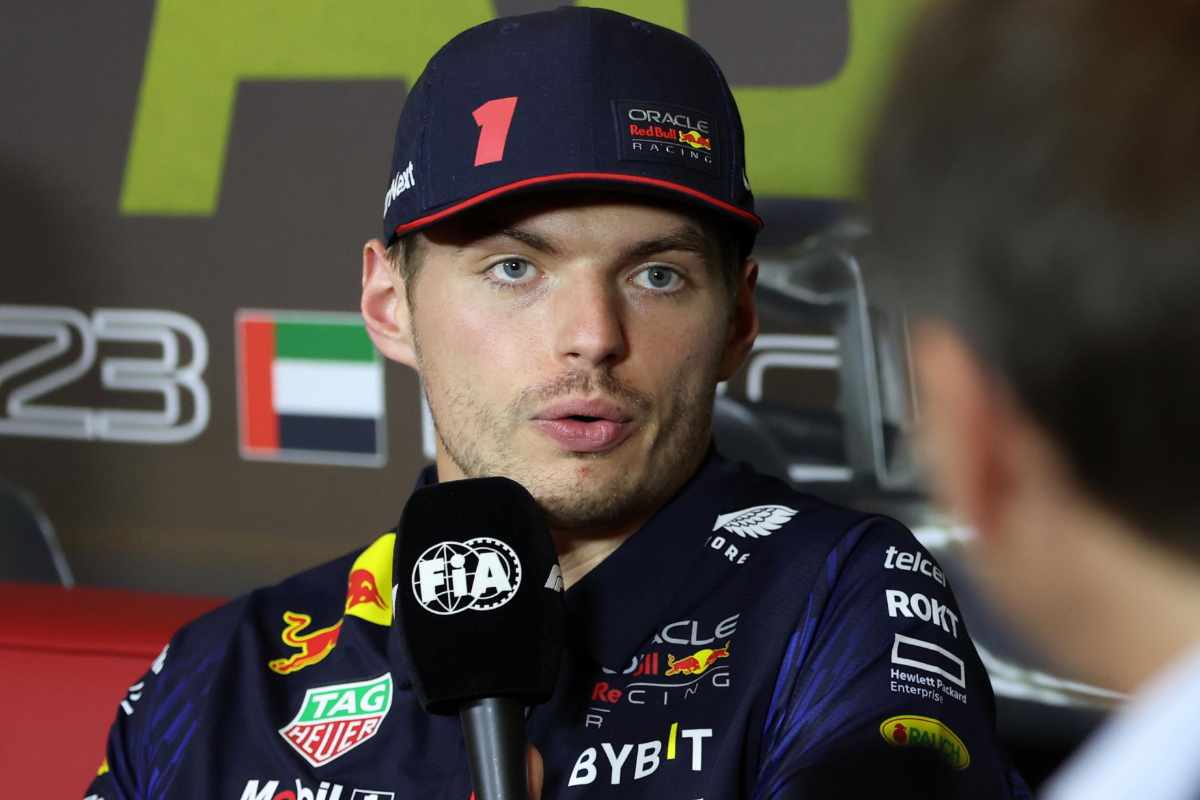 Verstappen critica formula 1