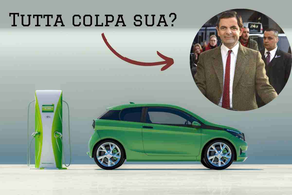 Mister Bean problema auto elettriche