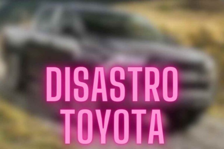 Toyota che dramma
