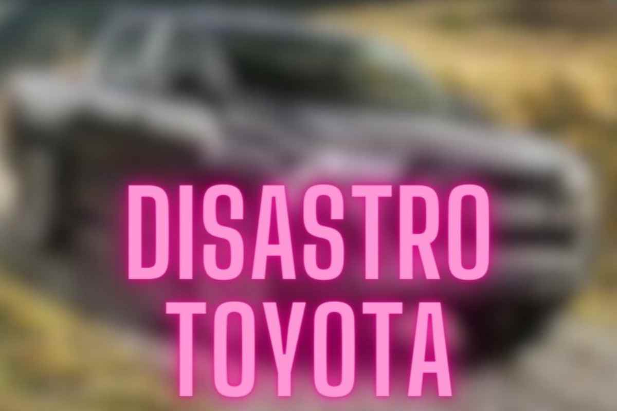 Toyota che dramma problema motore