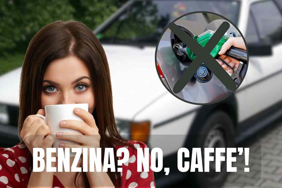 auto alimentata al caffé