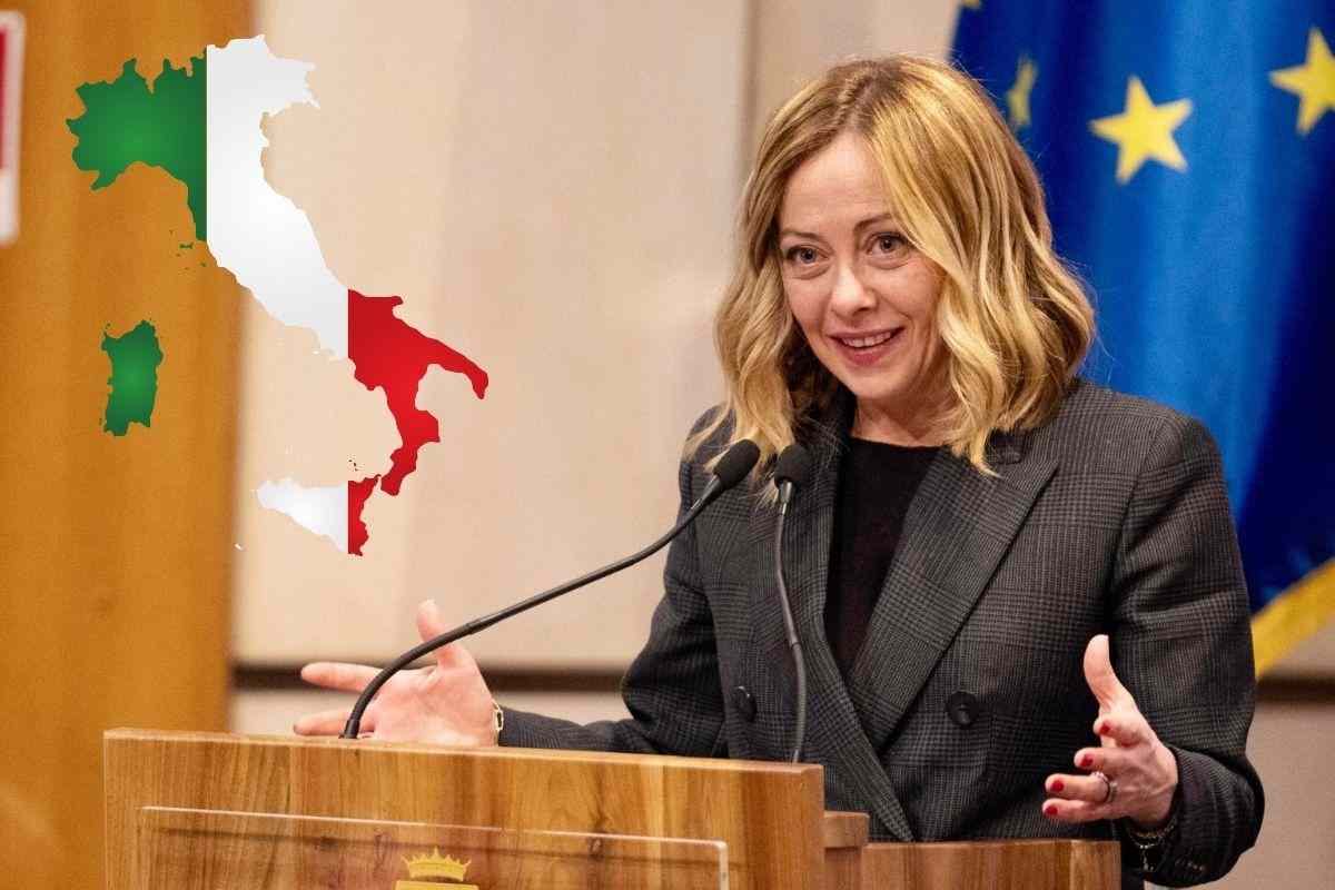 Giorgia Meloni investimento ponte stretto Messina soldi miliardi Euro