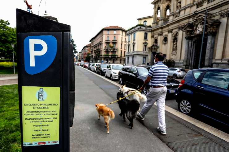 Parcheggio pagamento 18 Euro Parigi prezzo