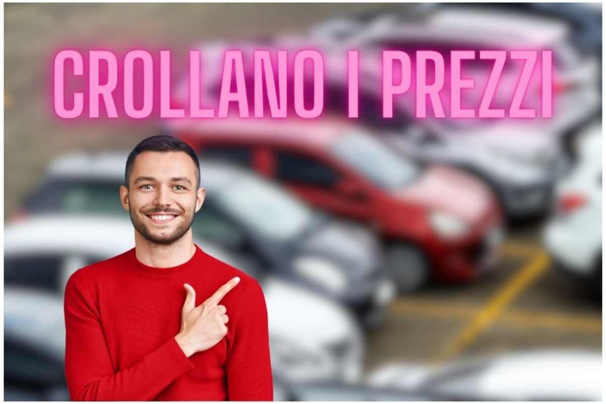 Auto prezzi in crollo