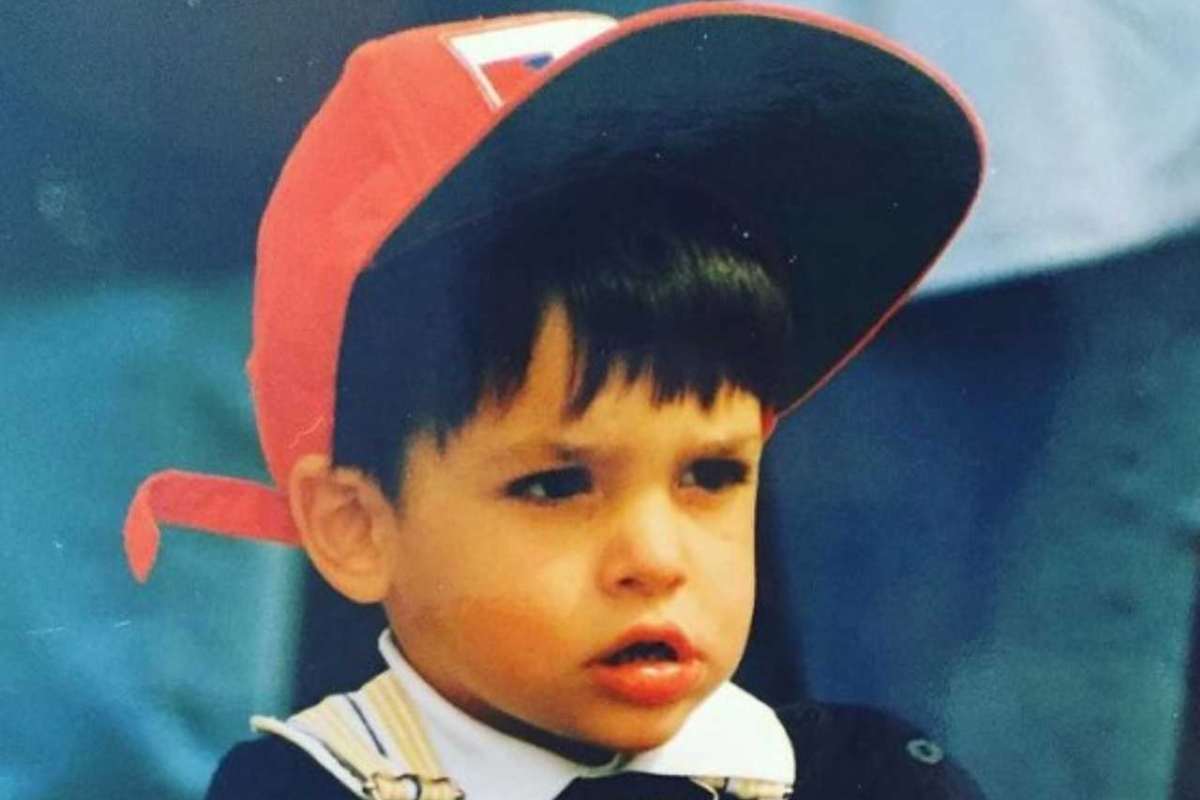 Carlos Sainz jr da bambino