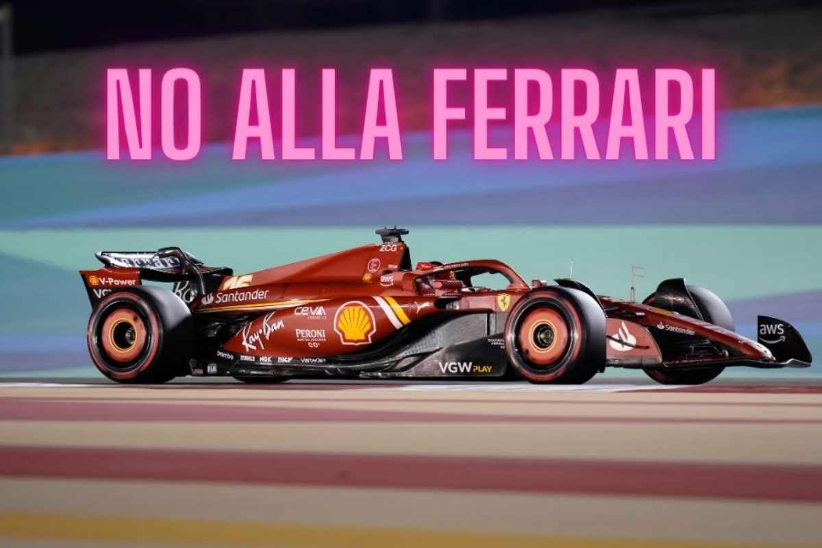 Ferrari clamoroso rifiuto waché