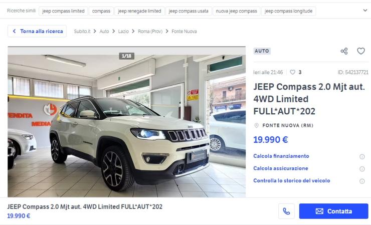 Jeep Compass in offerta