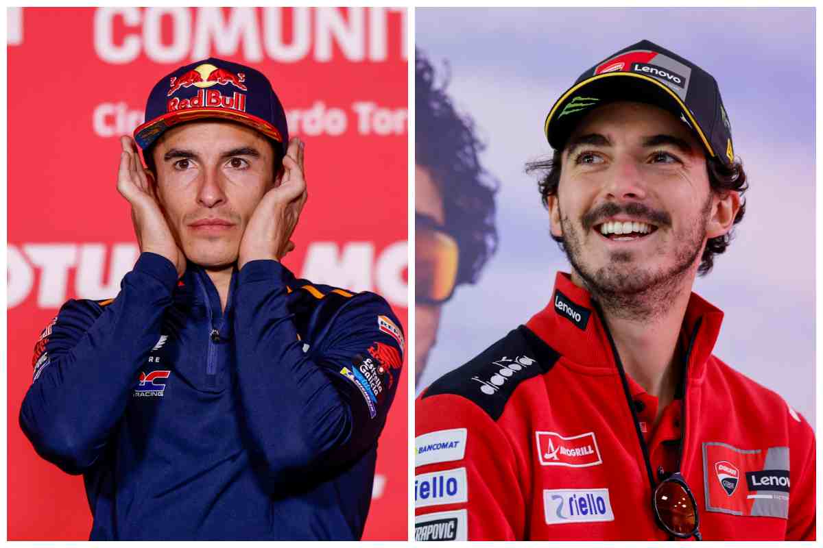 MotoGP Marc Marquez e Pecco Bagnaia in ducati ufficiale