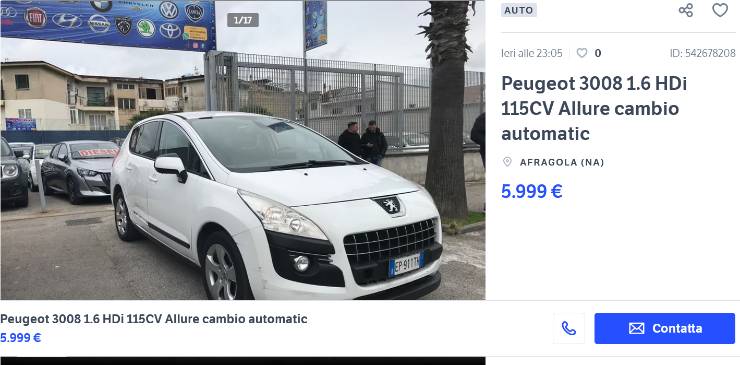 peugeot 3008 offerta prezzo