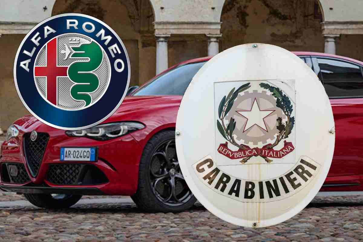 Alfa Romeo Giulia carabinieri render D'Amico Quadrifoglio