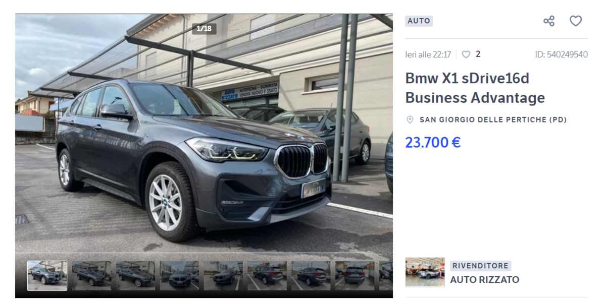 offerta bmw usato