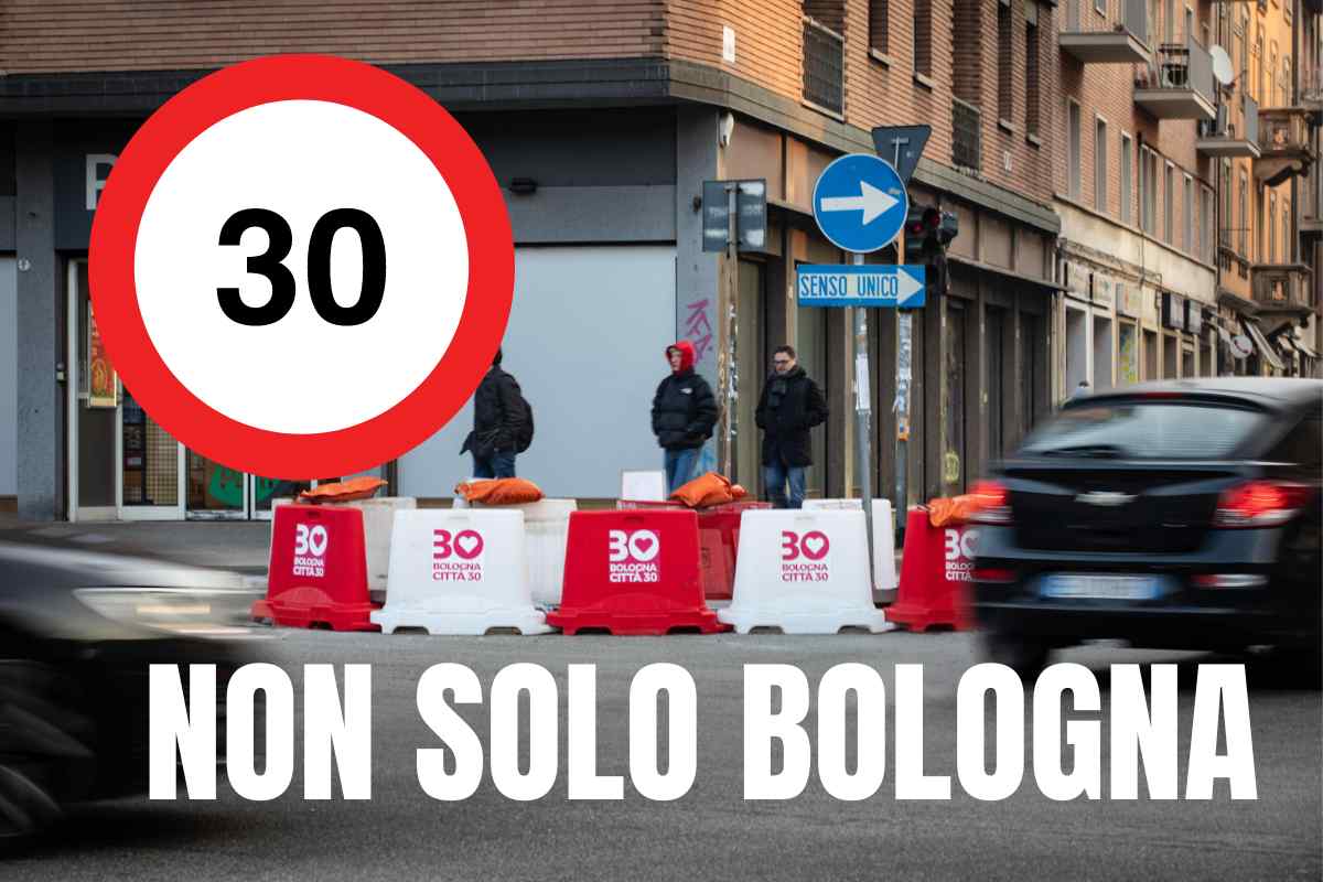 genova brescia bologna limite velocità 30 città codice strada