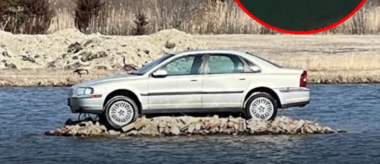 Volvo Island S80 Chicago Stati Uniti incredibile intrappolata