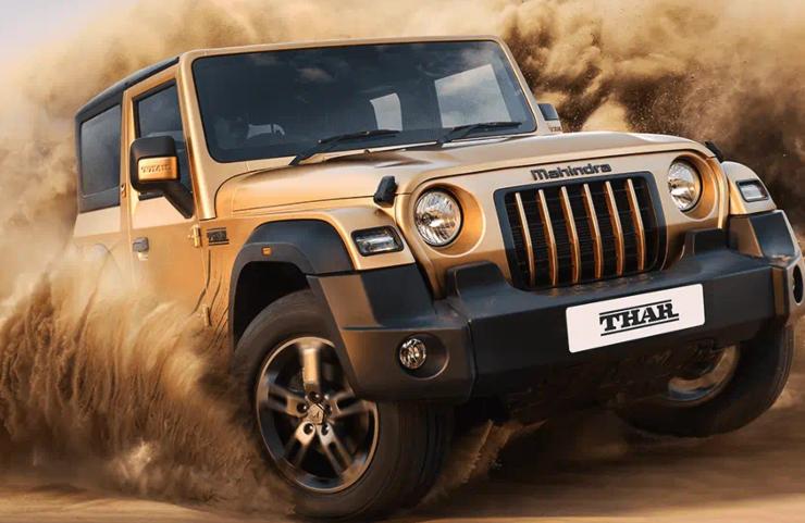 Jeep Wrangler Mahindra Thar Earth Edition SUV auto fuoristrada India