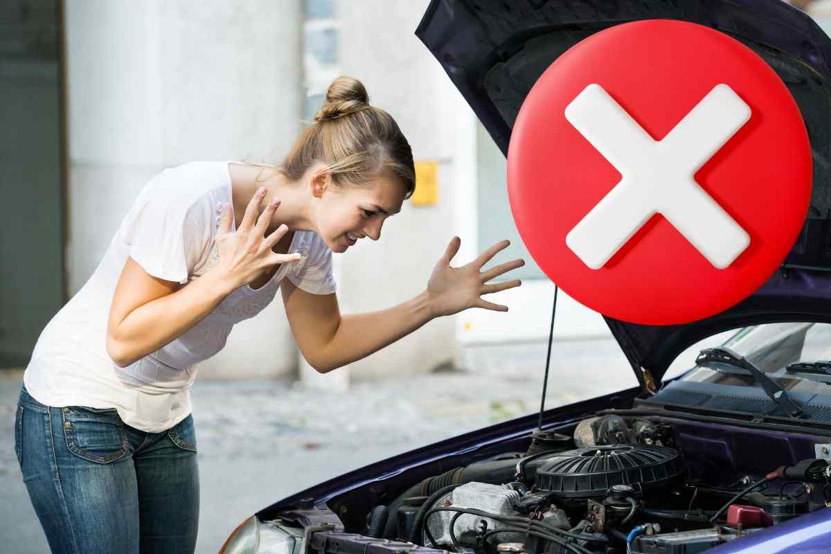 Errore motore carburante problemi guasto conforme