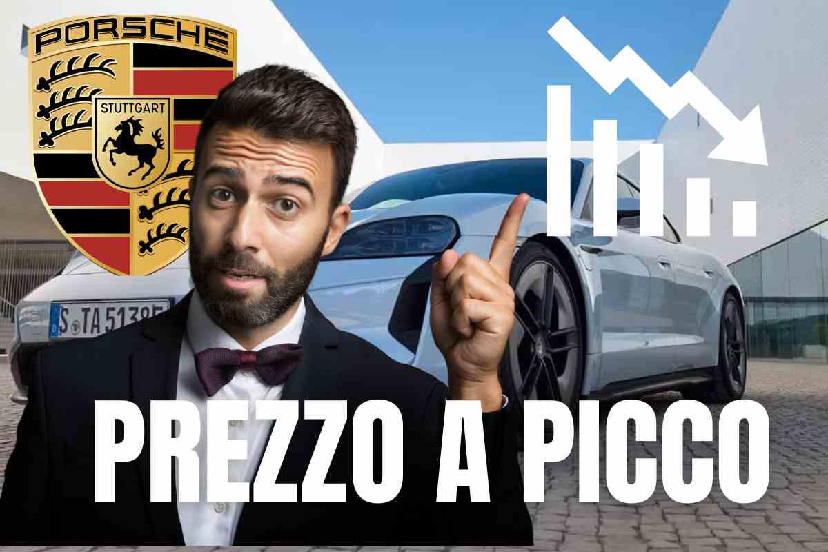 porsche taycan perdita valore crollo prezzo