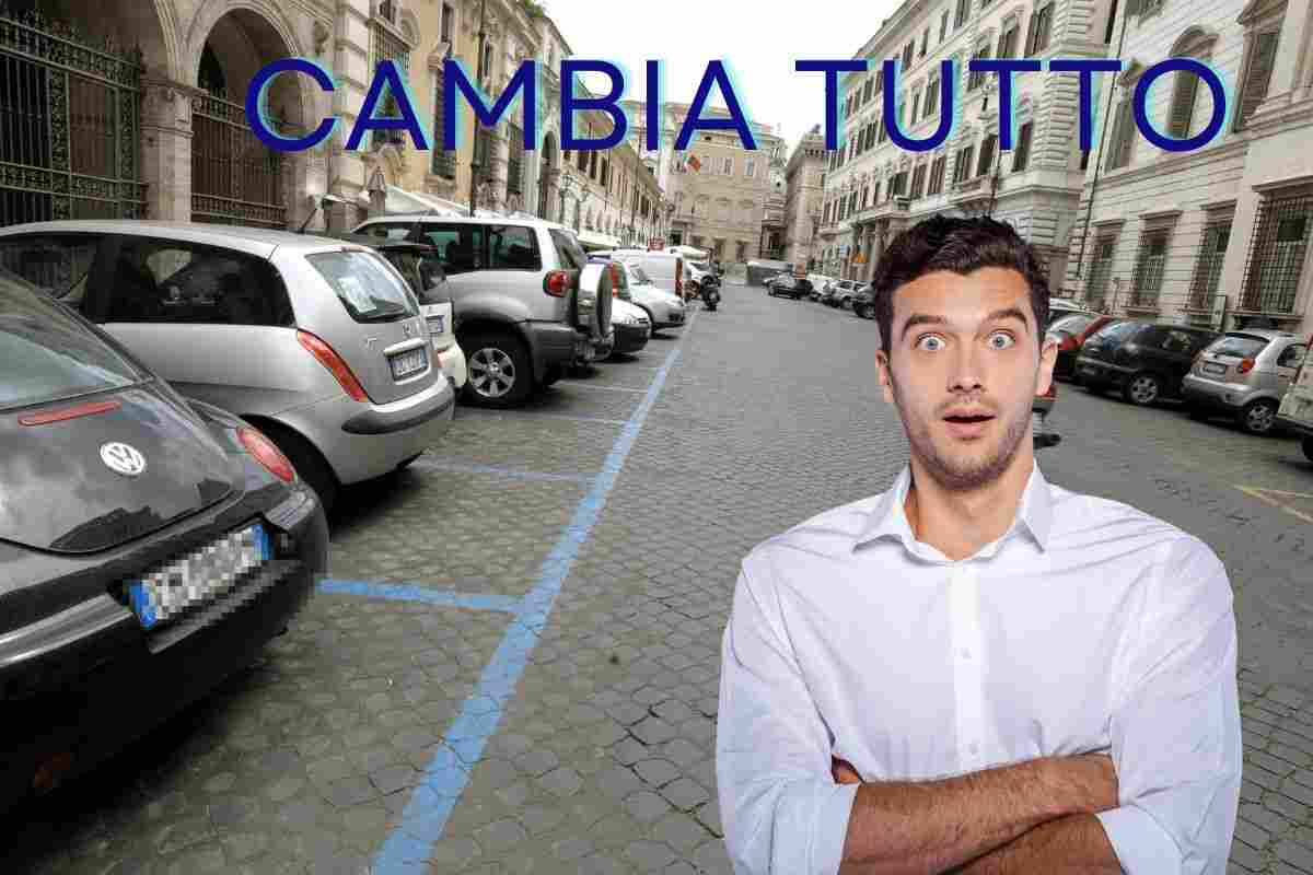 Strisce blu cambiamento auto Milano zone attenzione