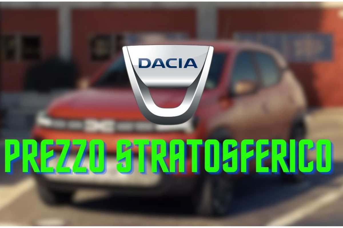 Dacia spring prezzo da sogno