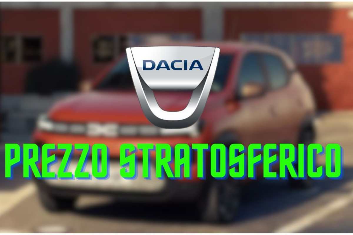 Dacia prezzo da sogno