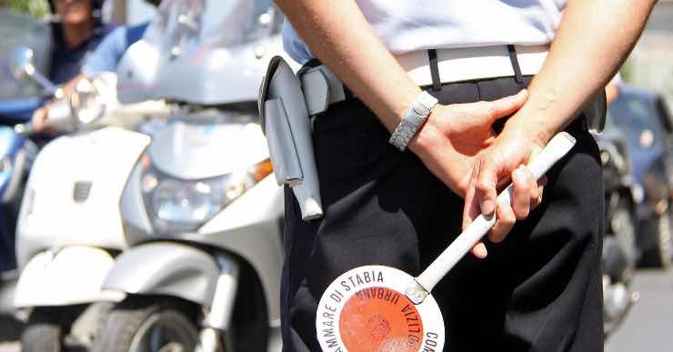 Polizia posto di blocco