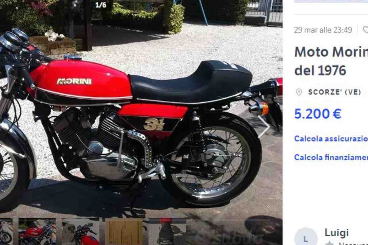 moto motini seconda mano prezzo italiana vintage