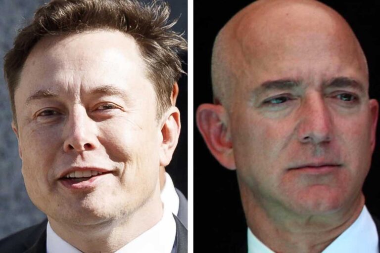 Elon Musk e Jeff Bezos parte la sfida