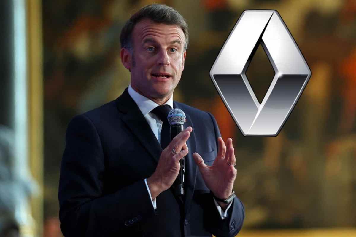 La clamorosa gaffe su questa Renault fa il giro del mondo: coinvolto Emmanuel Macron
