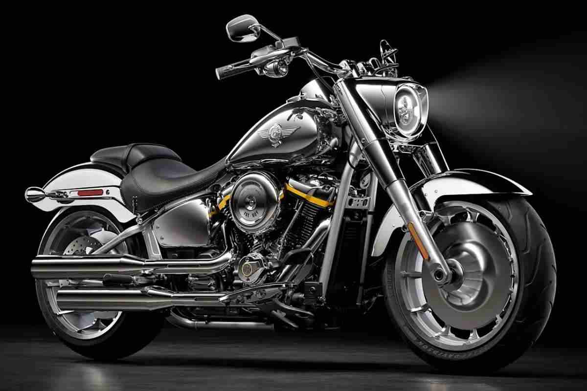 La Harley-Davidson Fat Boy Gray Ghost