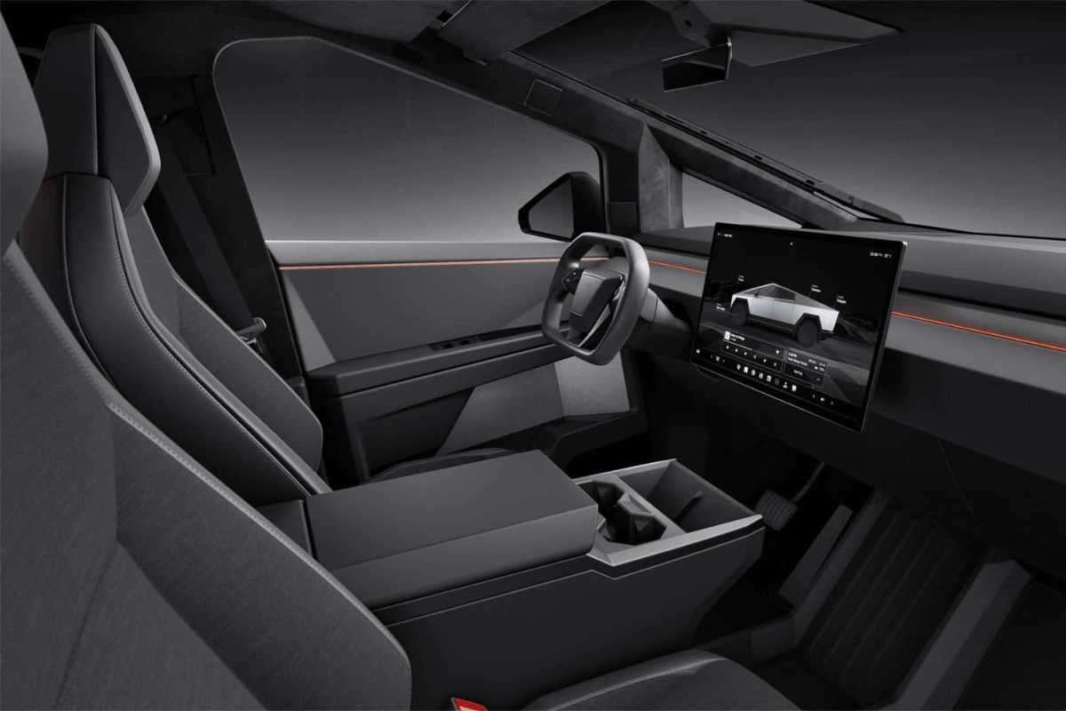 Interni Tesla Cybertruck