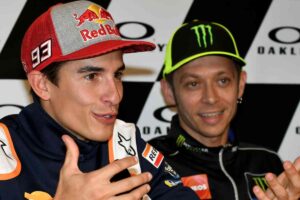 Marc Marquez sfida Valentino Rossi