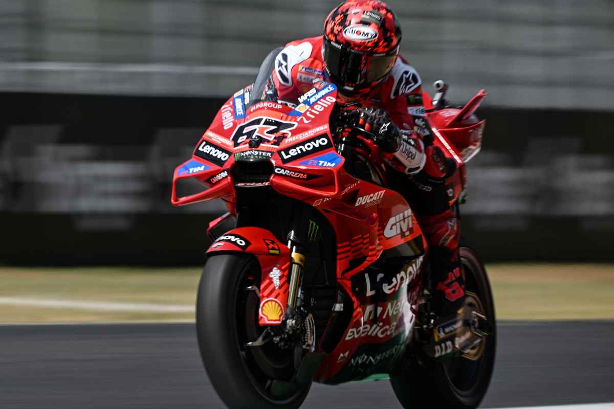 La bordata di Pecco Bagnaia