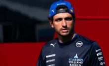 Sainz sulla Ferrari