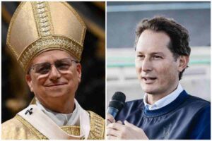 ll Papa e John Elkann