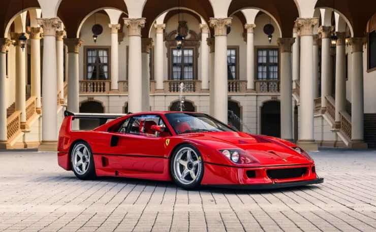 Ferrari F40 LM da 9,5 milioni di dollari