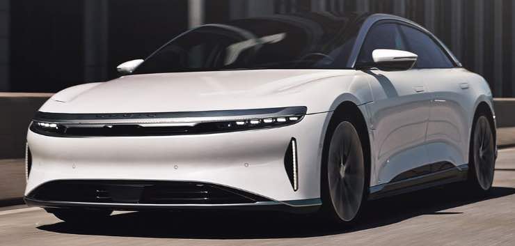 Lucid Air 1.205 km senza ricariche