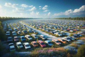 Il parcheggio all’aeroporto diventa una discarica di vecchie auto: ci sono modelli incredibili (VIDEO)
