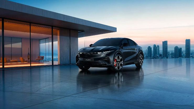 Alpine A390 in primo piano